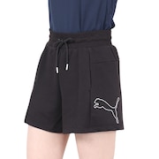 プーマ（PUMA）（レディース）パンツ レディース PUMA POWER カラーブロック ショーツ 675583 01 BLK