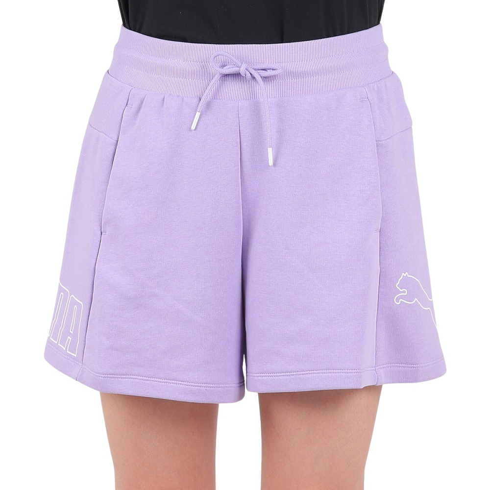 プーマ（PUMA）（レディース）パンツ レディース PUMA POWER カラーブロック ショーツ 675583 25 LVD