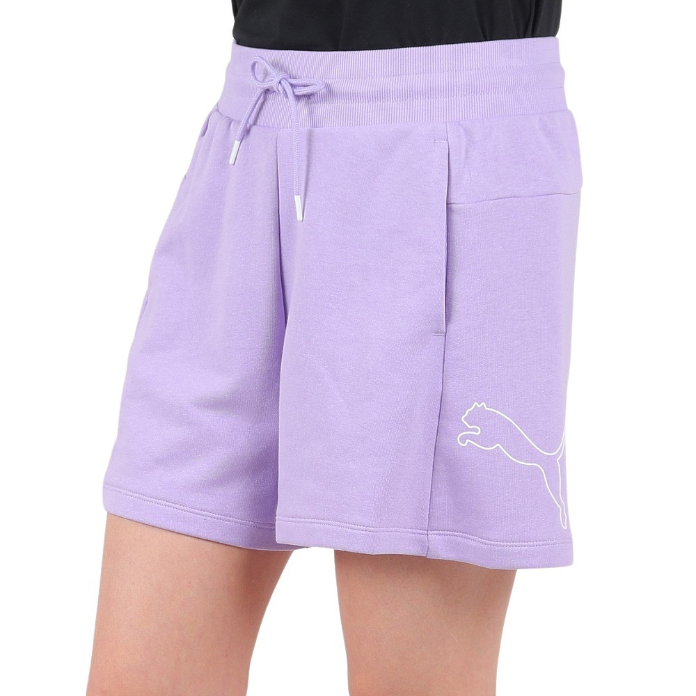 プーマ（PUMA）（レディース）パンツ レディース PUMA POWER カラーブロック ショーツ 675583 25 LVD