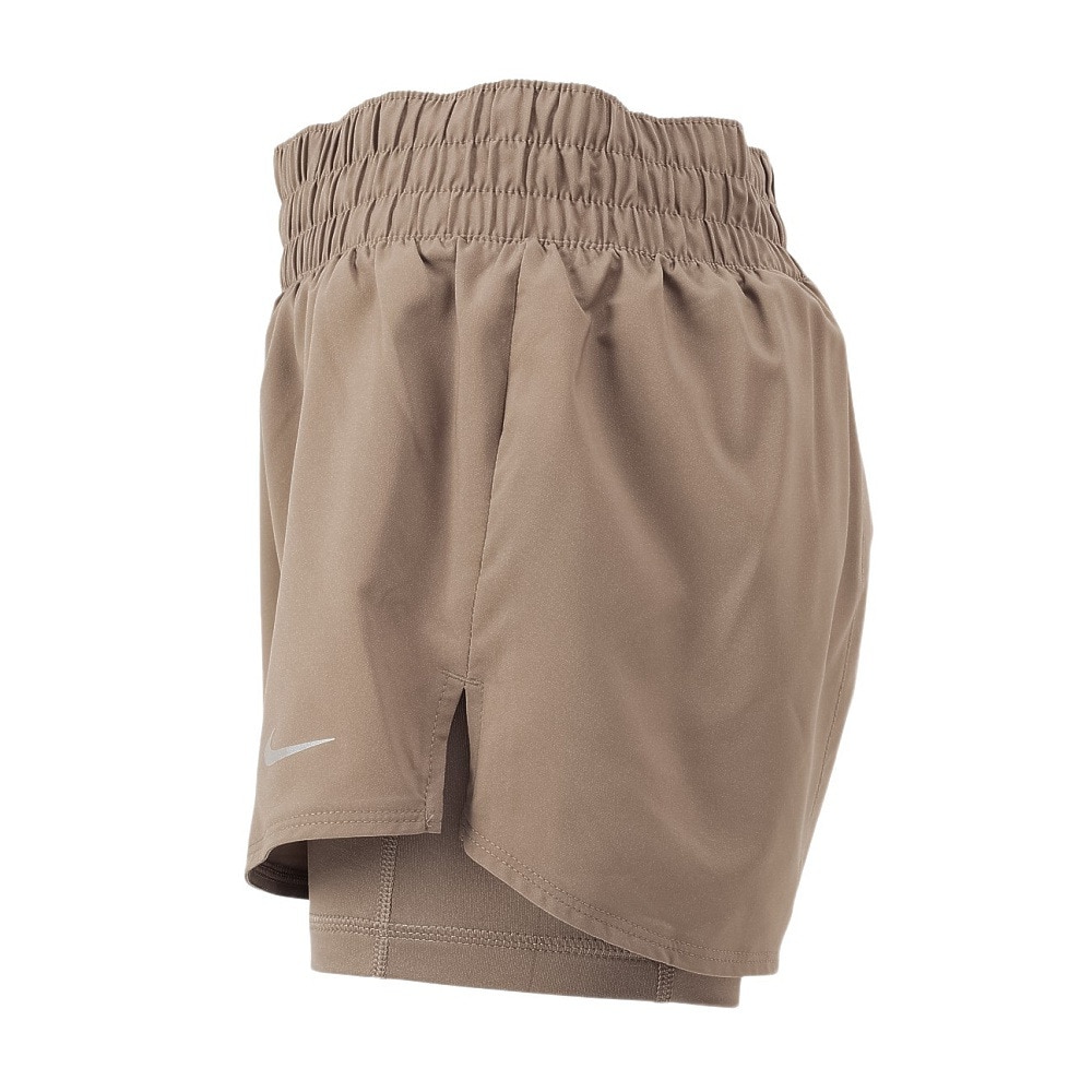 ナイキ（NIKE）（レディース）ワン ドライフィット ミッドライズ 2-in-1 ショートパンツ DX6013-233