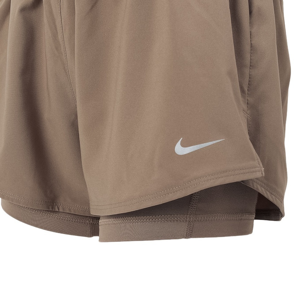 ナイキ（NIKE）（レディース）ワン ドライフィット ミッドライズ 2-in-1 ショートパンツ DX6013-233