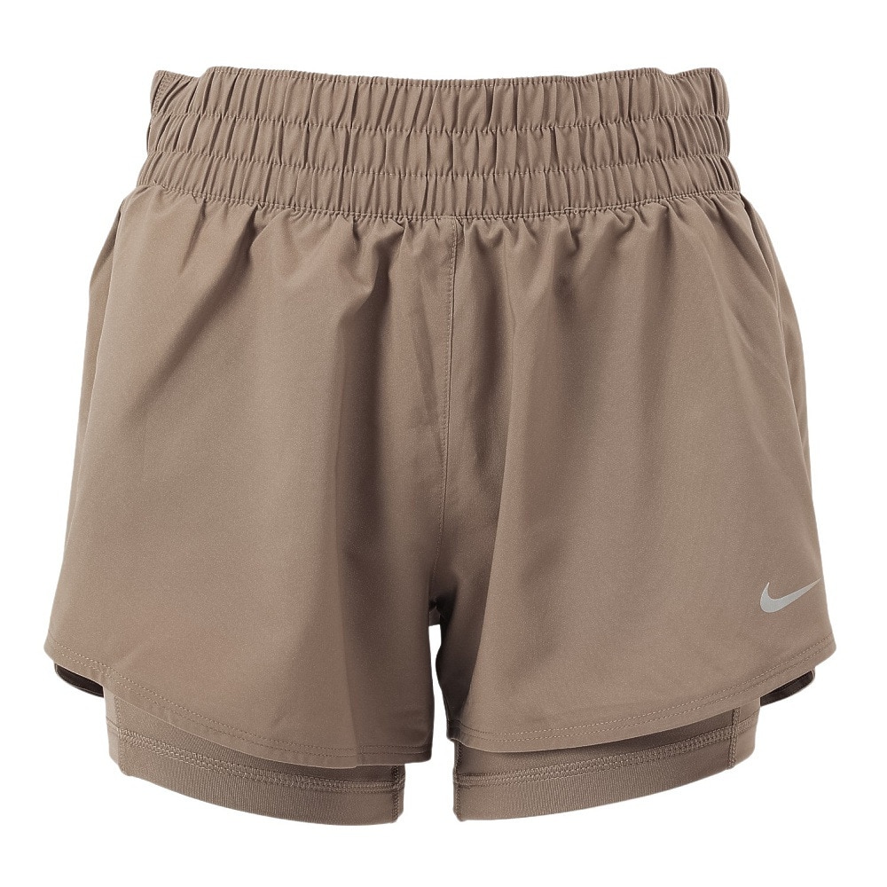 ナイキ（NIKE）（レディース）ワン ドライフィット ミッドライズ 2-in-1 ショートパンツ DX6013-233