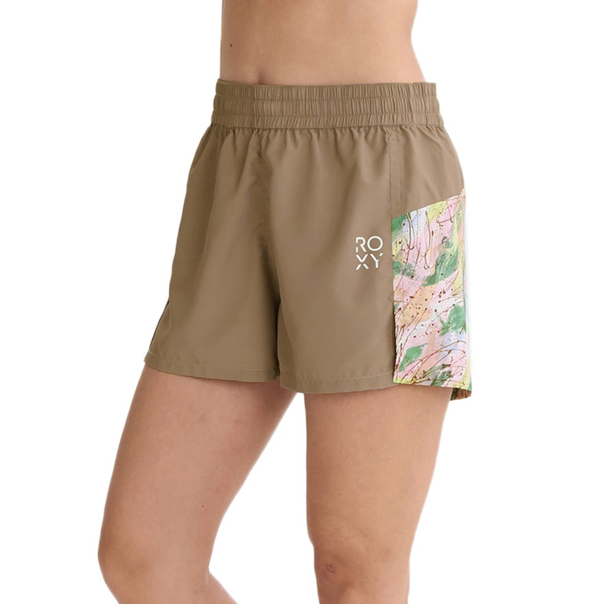 ロキシー（ROXY）（レディース）HAVE A GREAT DAY PANTS フィットネス ショートパンツ 25FWRPT254518BRN