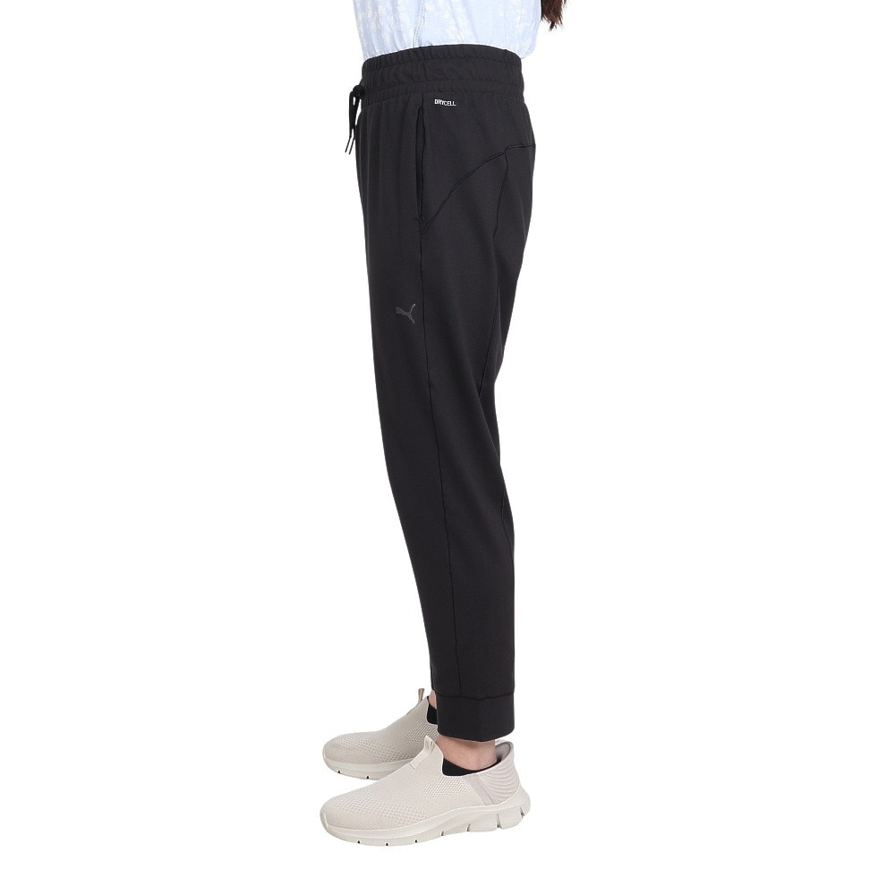 プーマ（PUMA）（レディース）ヨガ スタジオ ファンデーション ニット クロップ パンツ 527073 01 BLK
