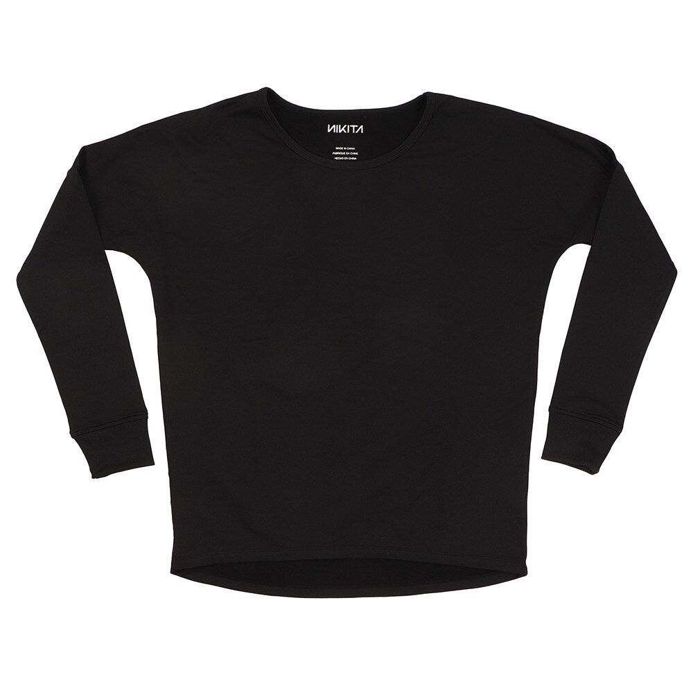  Tシャツ レディース 長袖 ブロッサム ソリッド NLLFW19008 BLK オンライン価格