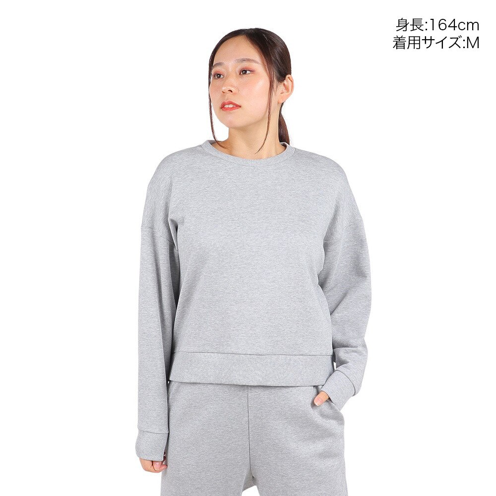 ダンスキン（DANSKIN）（レディース）スウェット ロングスリーブ クロップドトップ DC523140 Z