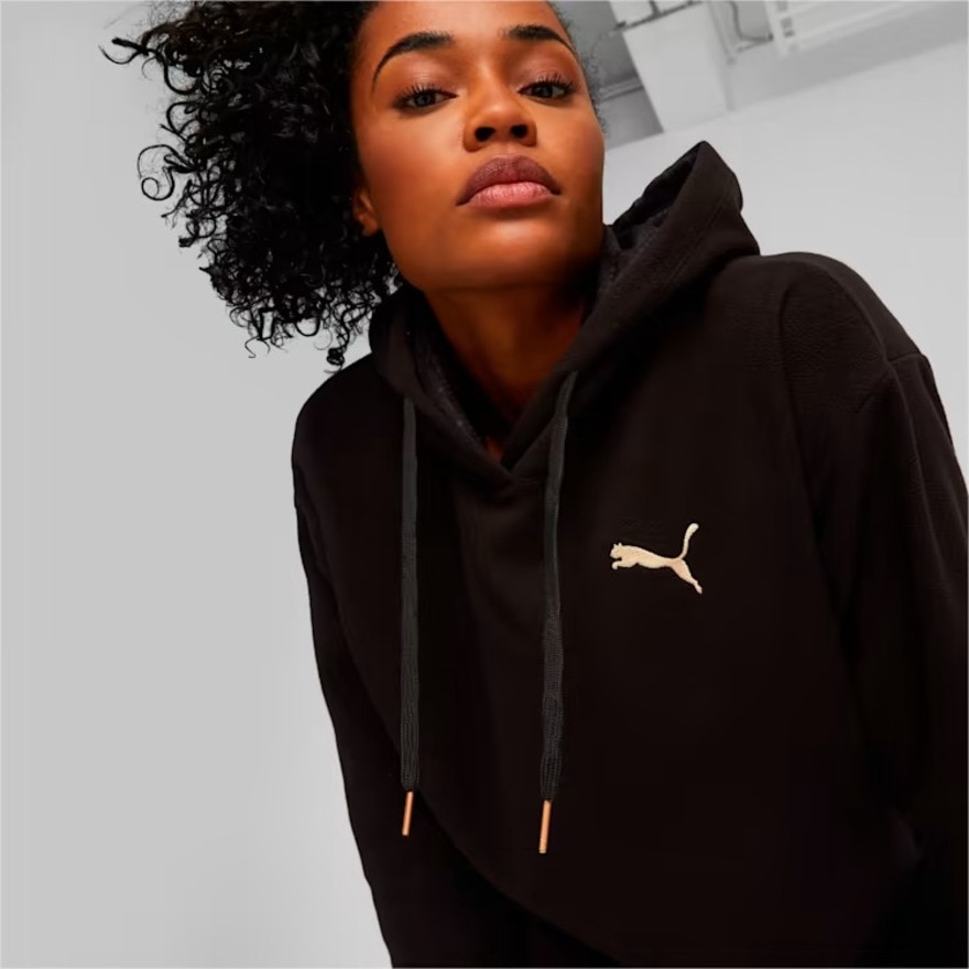 プーマ（PUMA）（レディース）トレーニング ロゴラブ フーディー 524598 01 BLK