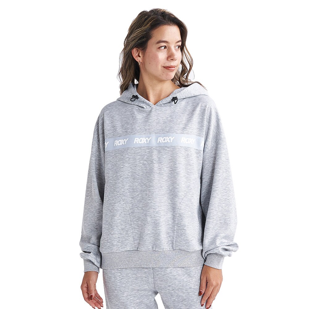 ロキシー（ROXY）（レディース）パーカー レディース 速乾 UVカット ITS TIME HOODIE 23FWRPO234503GRY