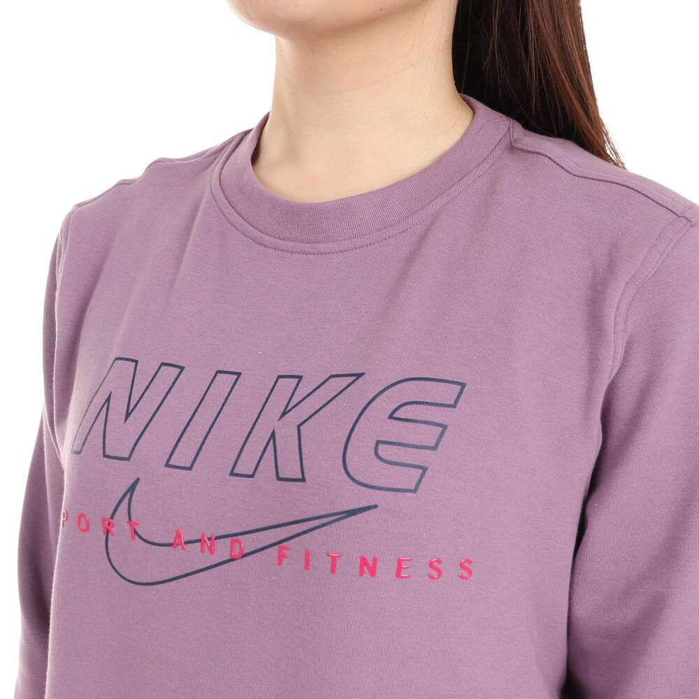 ナイキ（NIKE）（レディース）ワン Dri-FIT クルーネック グラフィック スウェットシャツ FB5649-536