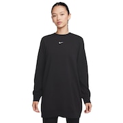 ナイキ（NIKE）（レディース）ワン ドライフィット チュニック ロングスリーブ クルーネックスウェットシャツ FJ9568-010