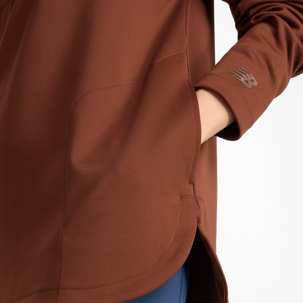 ニューバランス（new balance）（レディース）Seasonal プレミアム プルオーバー WT43105ROK