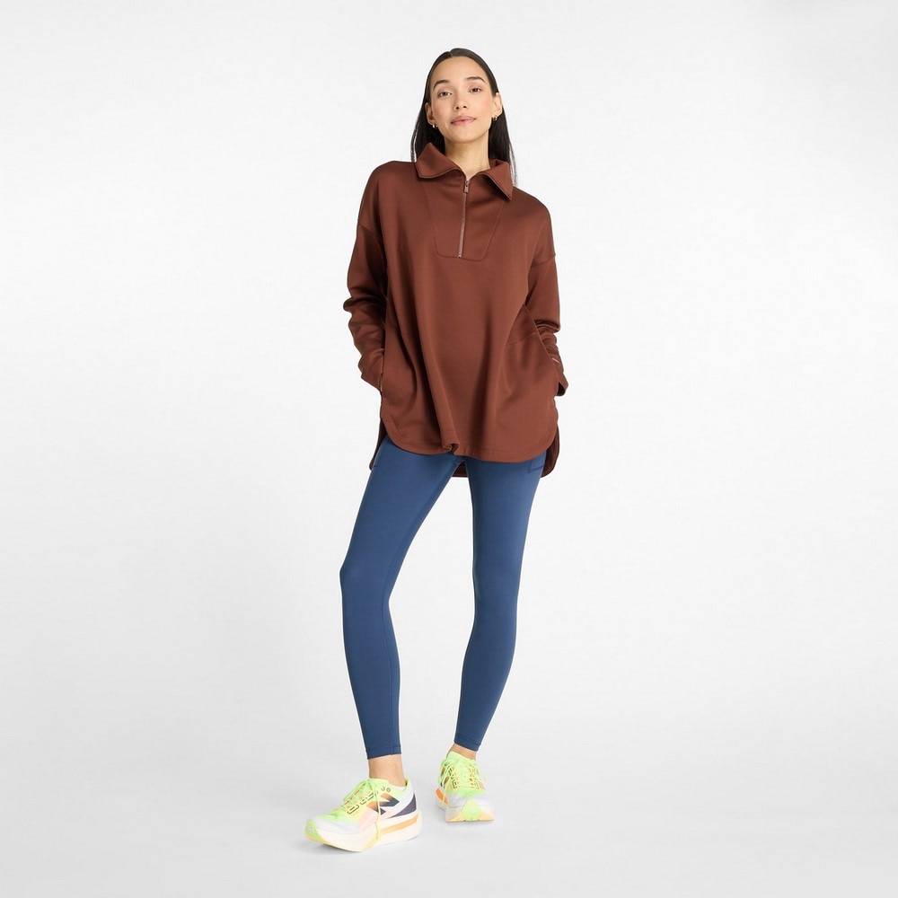 ニューバランス（new balance）（レディース）Seasonal プレミアム プルオーバー WT43105ROK