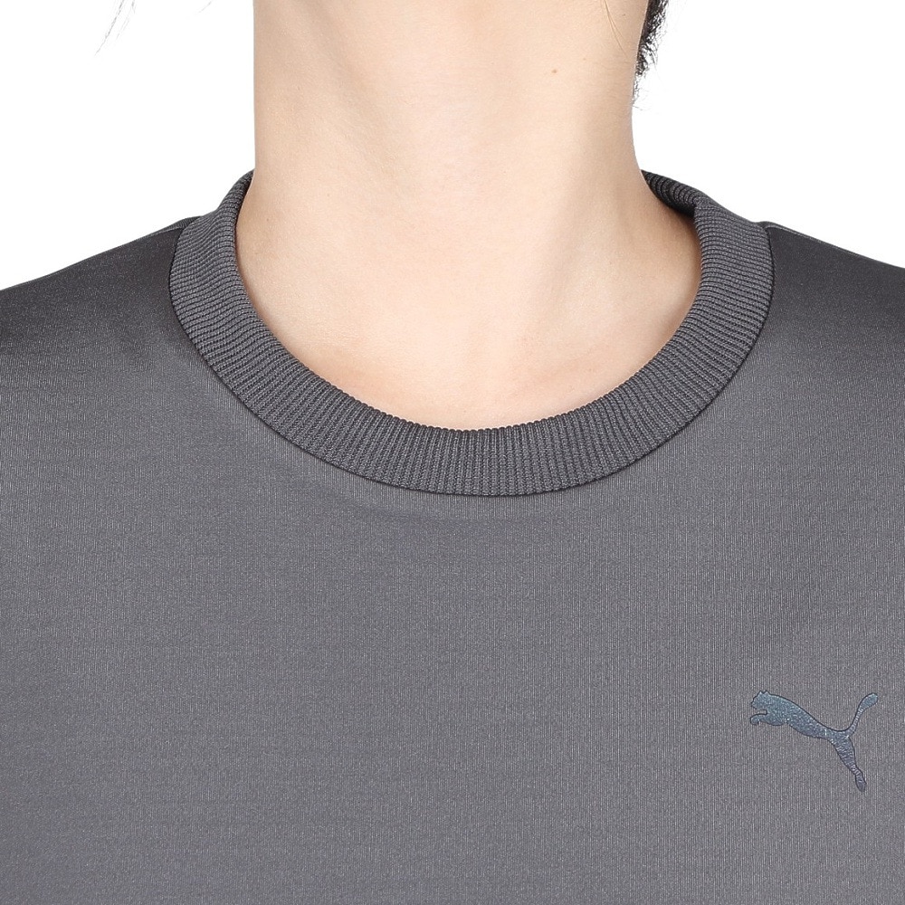 プーマ（PUMA）（レディース）TRN EDGE ニット クルー スウェットシャツ 527992 44 BLK