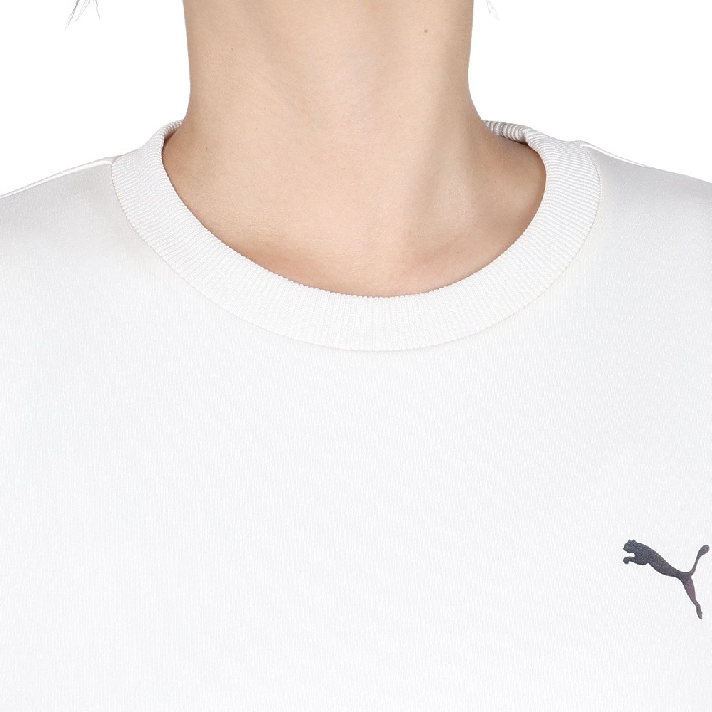 プーマ（PUMA）（レディース）TRN EDGE ニット クルー スウェットシャツ 527992 87 OWHT