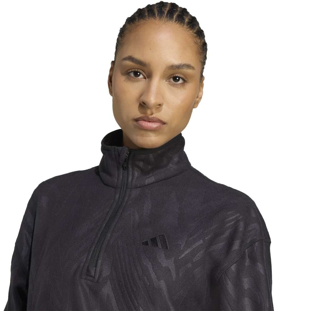 アディダス（adidas）（レディース）スウェット AOP POLARフリース プルオーバー KKQ13-JN2639