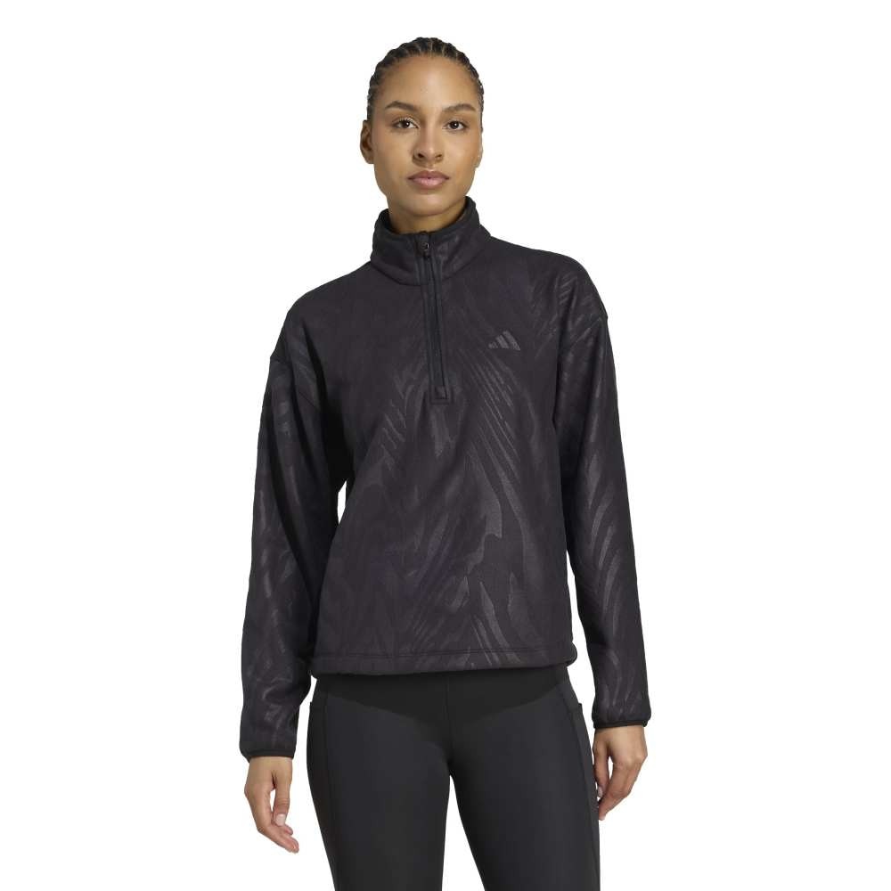 アディダス（adidas）（レディース）スウェット AOP POLARフリース プルオーバー KKQ13-JN2639