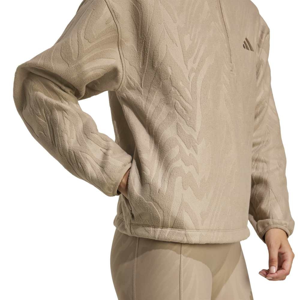 アディダス（adidas）（レディース）スウェット AOP POLARフリース プルオーバー KKQ13-JX3122