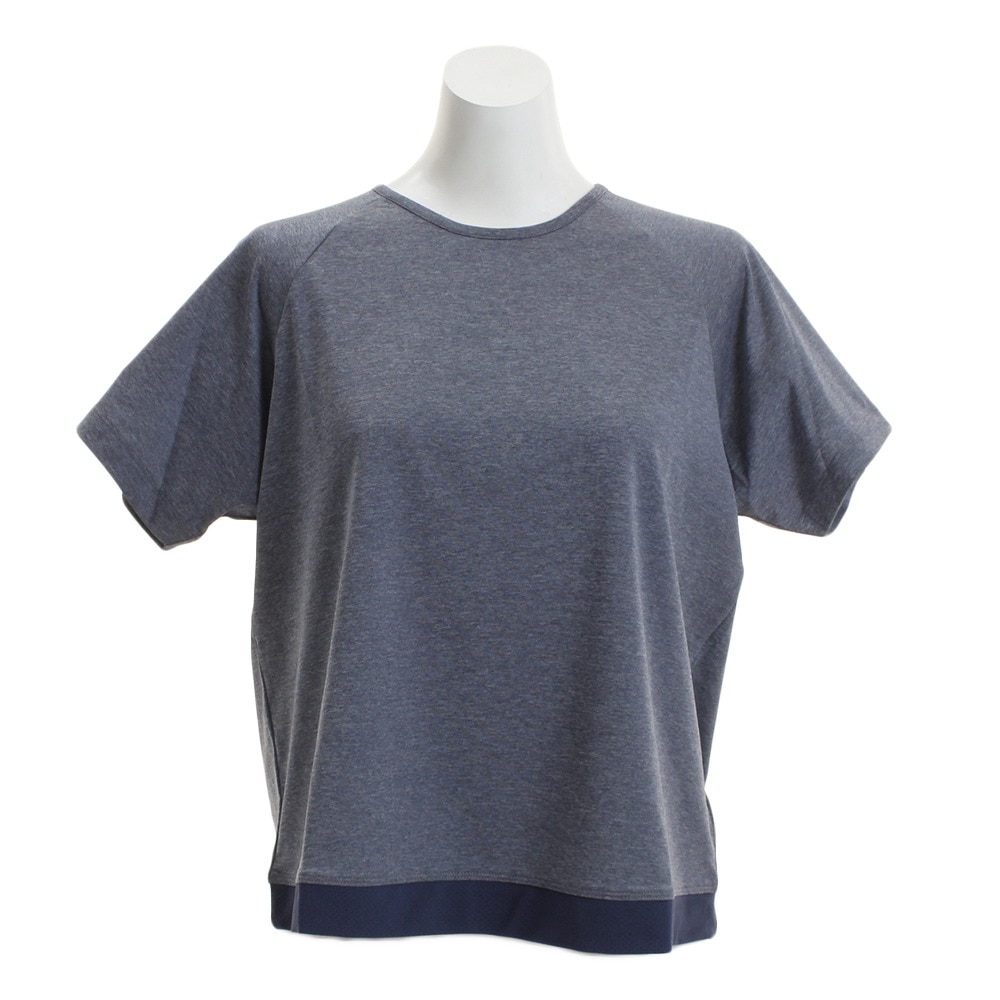  【多少の傷汚れありの為大奉仕】Tシャツ レディース 半袖 フィットネス メッシュ HU19SDSK821907NVY オンライン価格