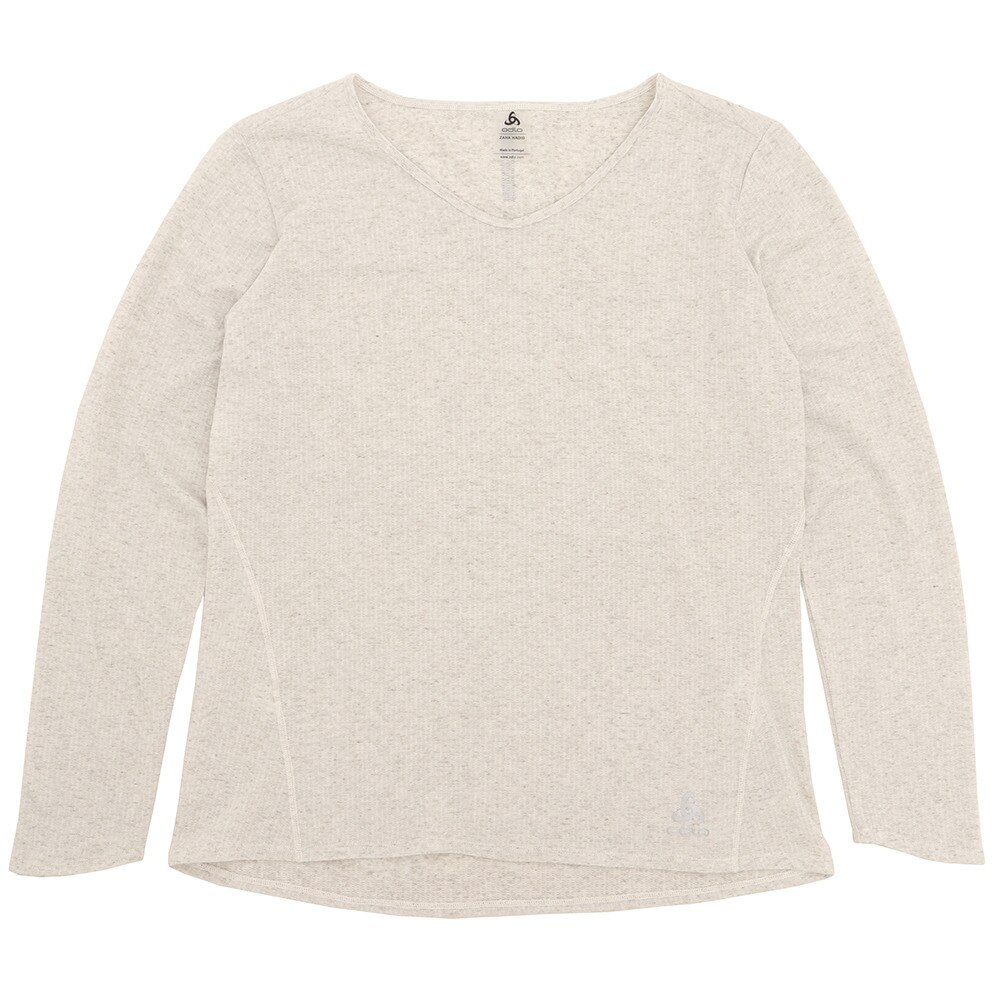  Tシャツ レディース 長袖 ルー リネンクール 350701-10653grey
