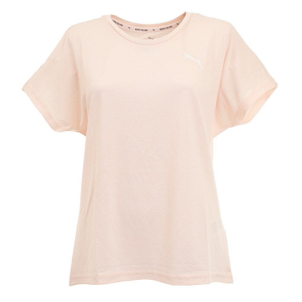  Tシャツ レディース 半袖 ACTIVE メッシュ ヘザー 853824 17 PNK オンライン価格