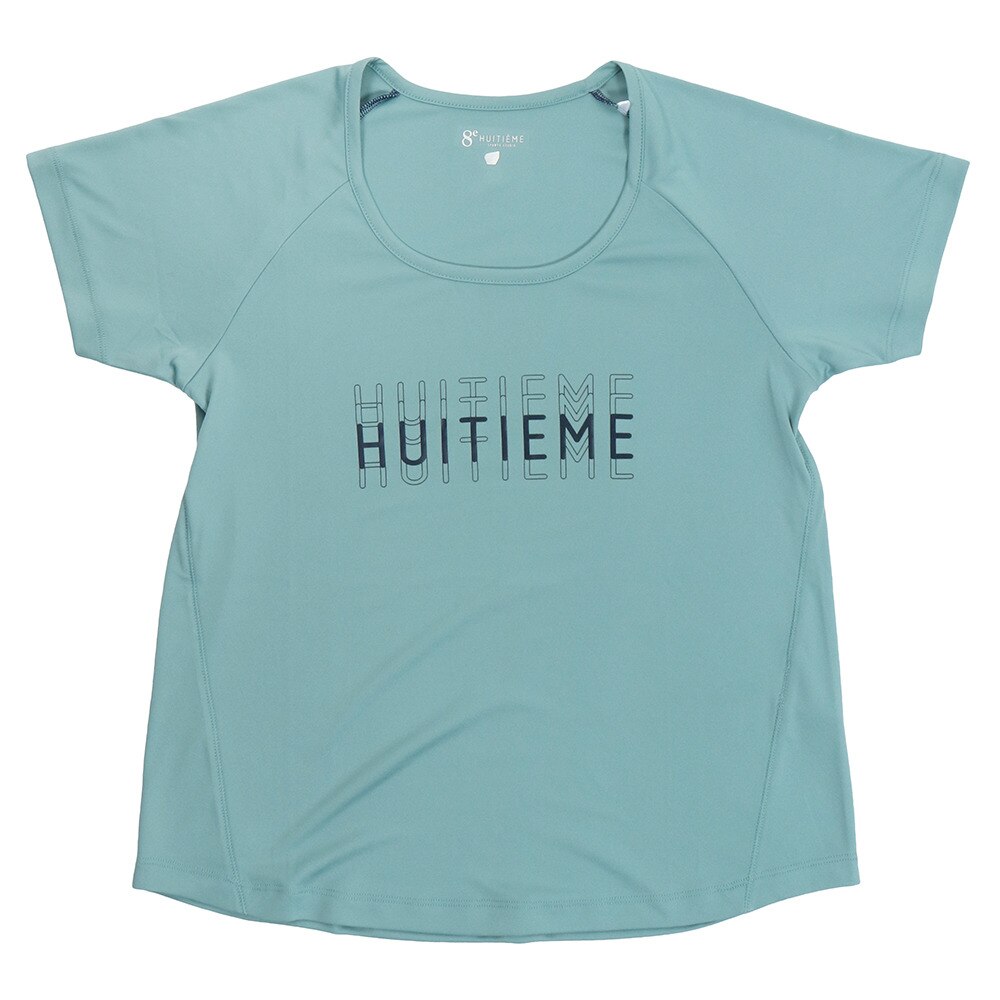  Tシャツ レディース 半袖 フィットネス ラグラン HU20SDSK821002GRN