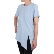 ウィッテム（HUITIEME）（レディース）フィットネス スラブ チュニックTシャツ HU20SDSK821004LBLU