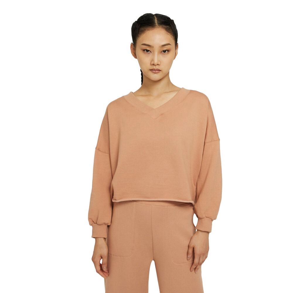 ナイキ ナイキ Nike レディース Ny ウェルネス フリース Vネック 長袖 トップス Da0773 2 スポーツ用品はスーパースポーツゼビオ