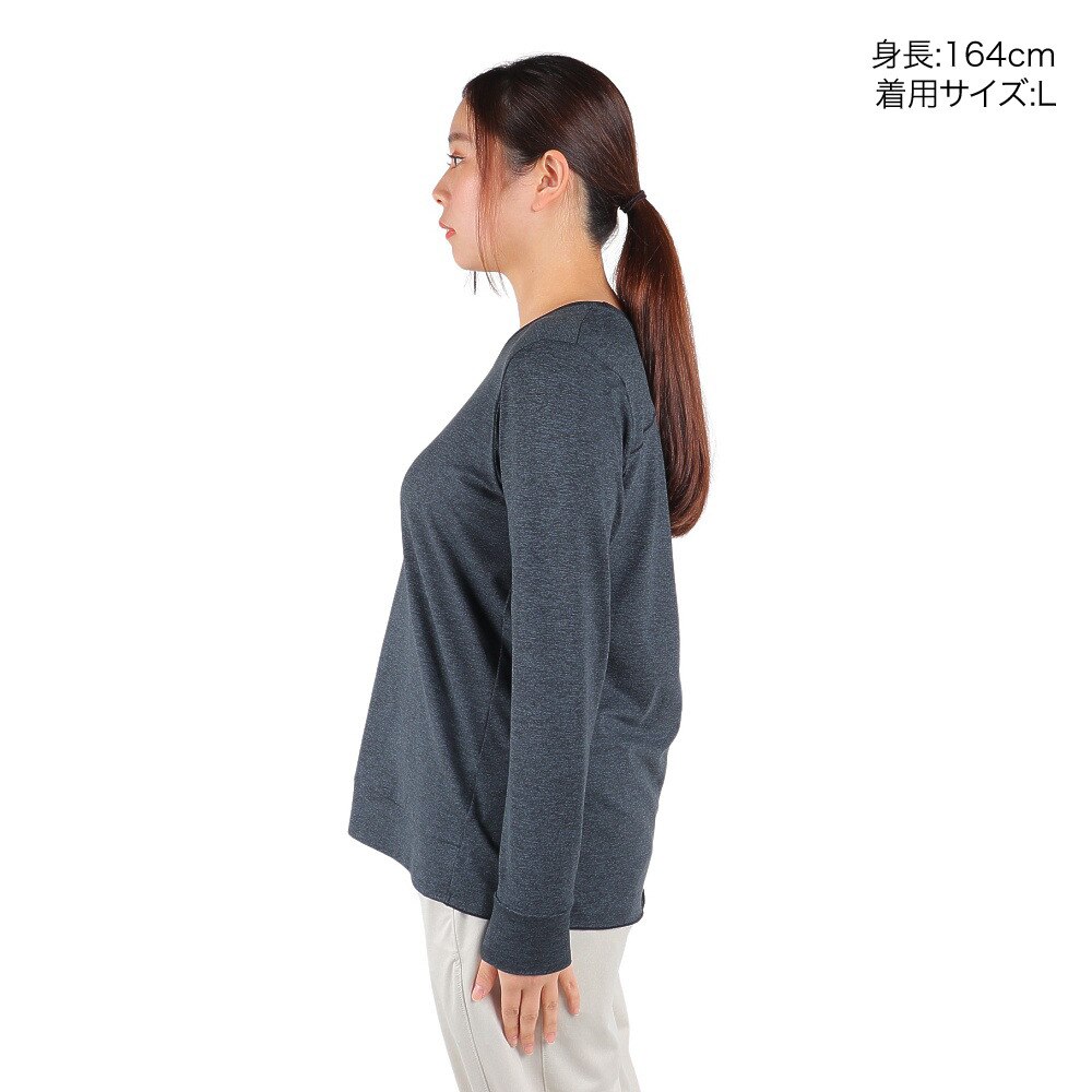ダンスキン（DANSKIN）（レディース）オールデイアクティブ長袖Tシャツ DA522104 KN