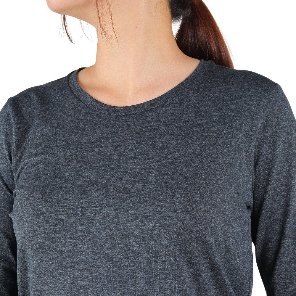ダンスキン（DANSKIN）（レディース）オールデイアクティブ長袖Tシャツ DA522104 KN