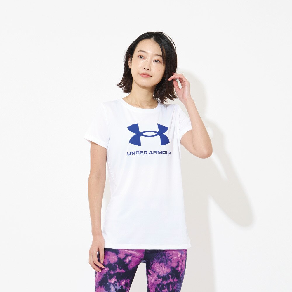 アンダーアーマー（UNDER ARMOUR）（レディース）テック ビッグロゴ Tシャツ 1368912 101