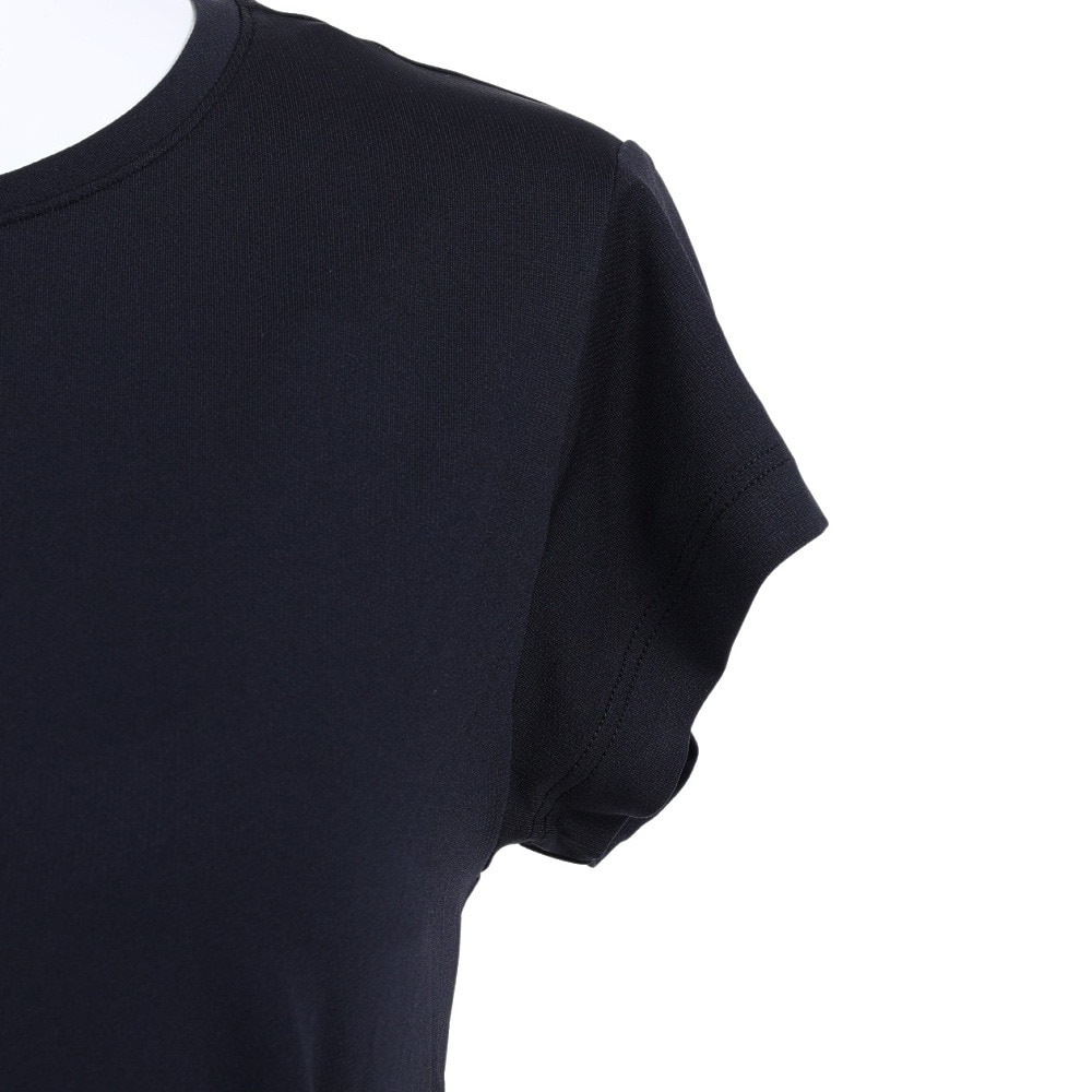 ロキシー（ROXY）（レディース）速乾 UVカット Tシャツ & カップ付きキャミ セット FULL MOON SET TEE RST201527 BLK