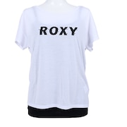 ロキシー（ROXY）（レディース）速乾 UVカット Tシャツ & カップ付きタンク セット MY EYES RST202509 WHT