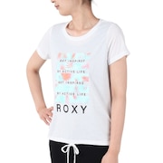 ロキシー（ROXY）（レディース）速乾 UVカット Tシャツ GET INSPIRED BY ACTIVE LIFE ROXY RST204524 WHT1