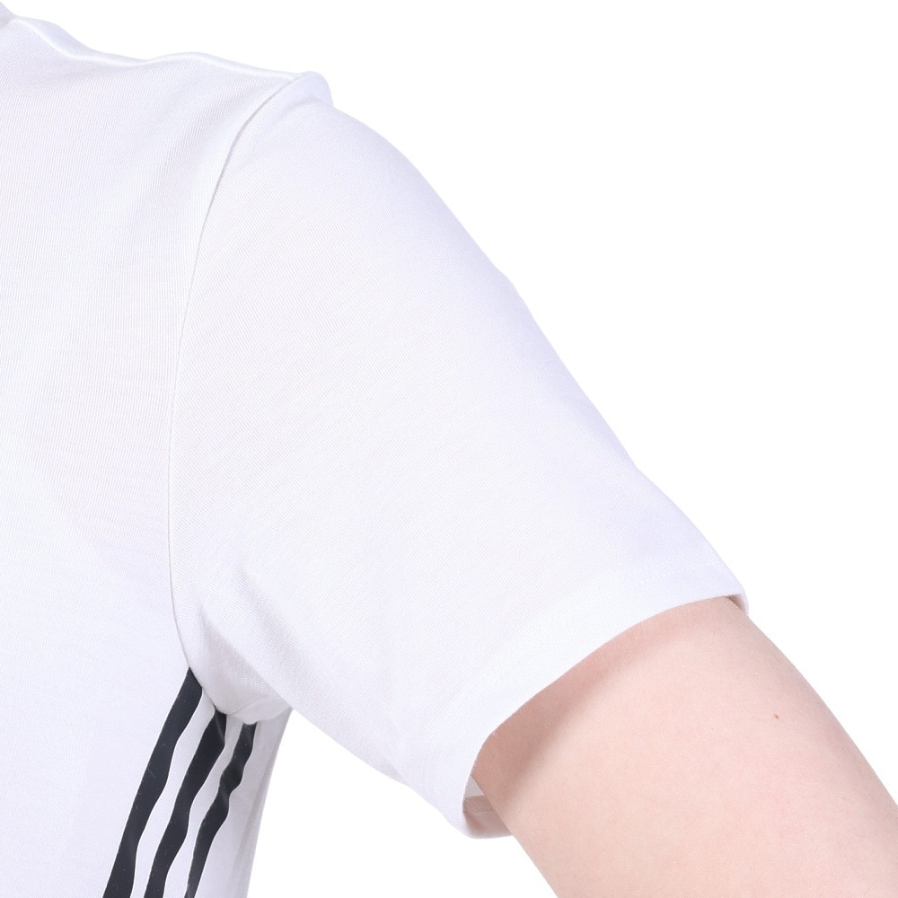 アディダス（adidas）（レディース）トレイン アイコンズ スリーストライプス 半袖Tシャツ CA028-HI1275