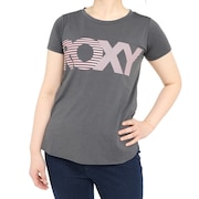 ロキシー（ROXY）（レディース）水陸両用 速乾 UVカット Tシャツ AGAIN & AGAIN 22FWRST224538GRY