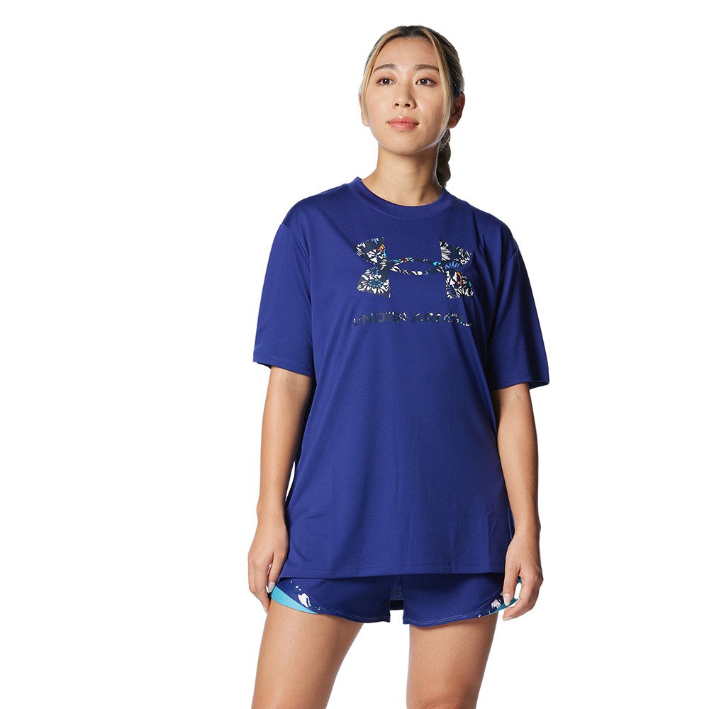 アンダーアーマー(UNDER ARMOUR)(レディース)半袖 Tシャツ UA テックオーバーサイズ 1378305 468