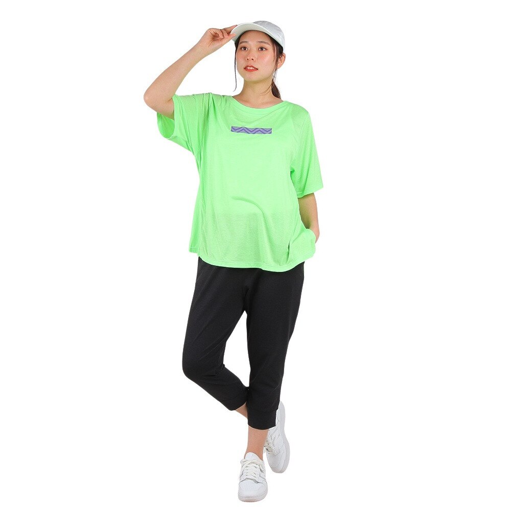 ジーフィット（G-FIT）（レディース）Tシャツ レディース リラックスフィット トップ GA-C652TS LIME