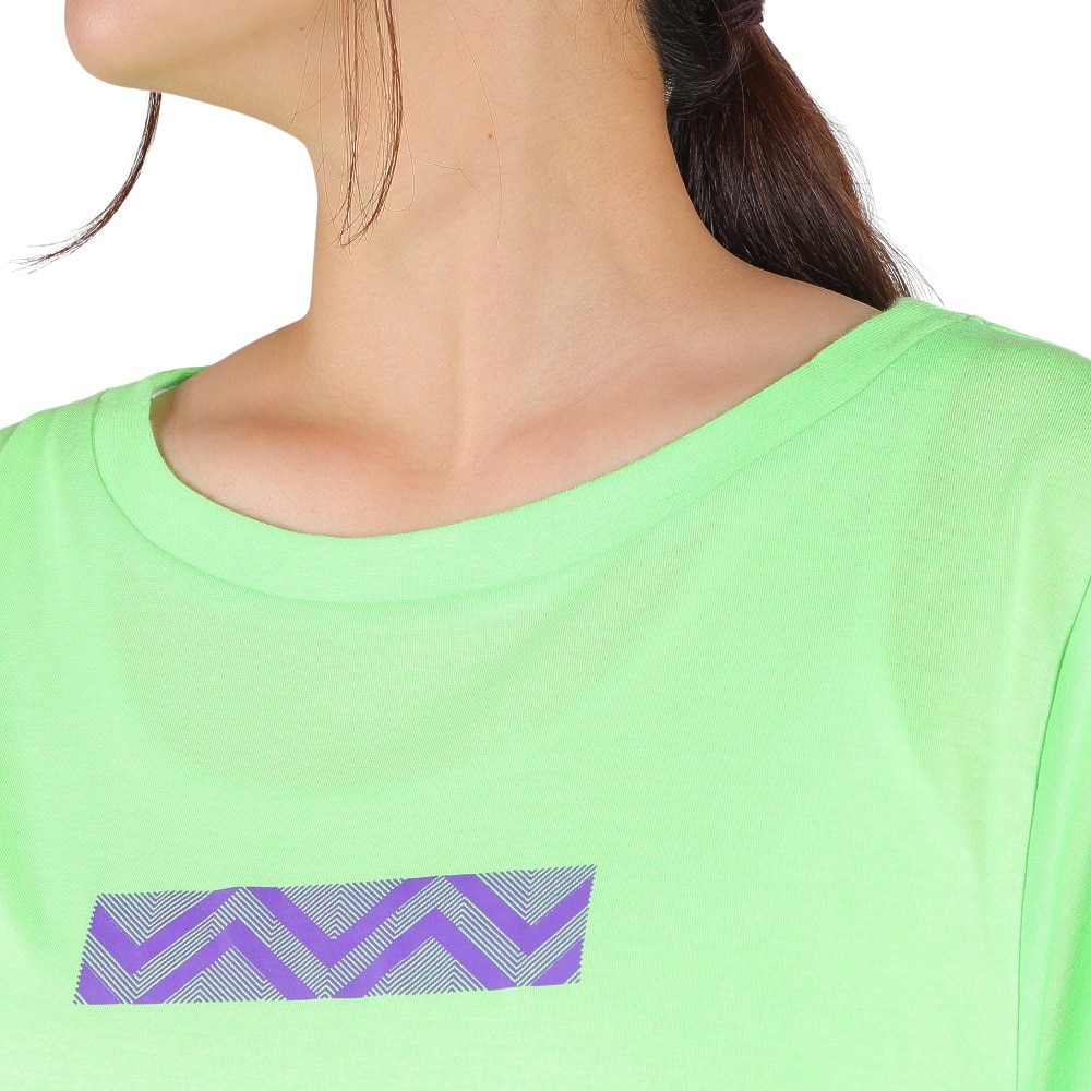 ジーフィット（G-FIT）（レディース）Tシャツ レディース リラックスフィット トップ GA-C652TS LIME