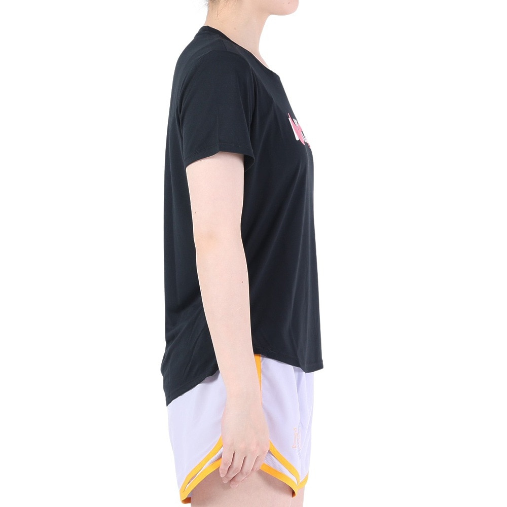 ナイキ（NIKE）（レディース）半袖Tシャツ レディース 黒 ウィメンズ ワン ドライフィット STD DX0095-010