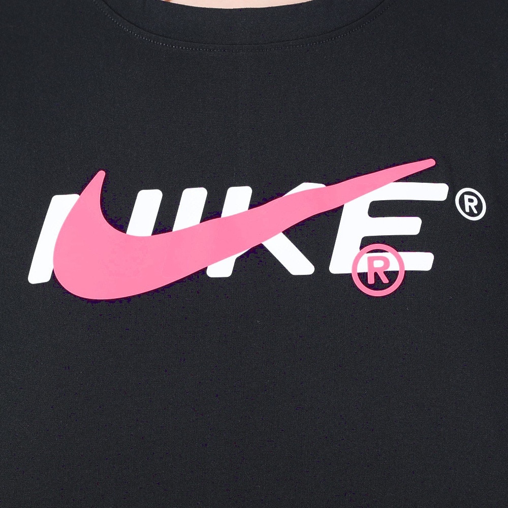 ナイキ（NIKE）（レディース）半袖Tシャツ レディース 黒 ウィメンズ ワン ドライフィット STD DX0095-010