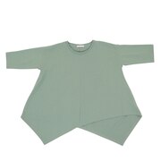 ダンスキン（DANSKIN）（レディース）アシンメトリー3/4 Tシャツ DC723109 GF