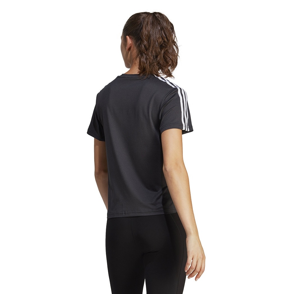 アディダス（レディース）半袖Tシャツ レディース  エッセンシャルズ スリーストライプス BUT04-IC5039
