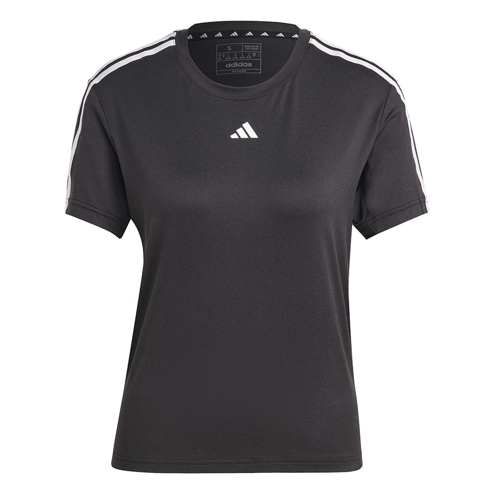 アディダス（adidas）（レディース）半袖Tシャツ レディース  エッセンシャルズ スリーストライプス BUT04-IC5039