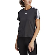 アディダス（adidas）（レディース）半袖Tシャツ レディース  エッセンシャルズ スリーストライプス BUT04-IC5039