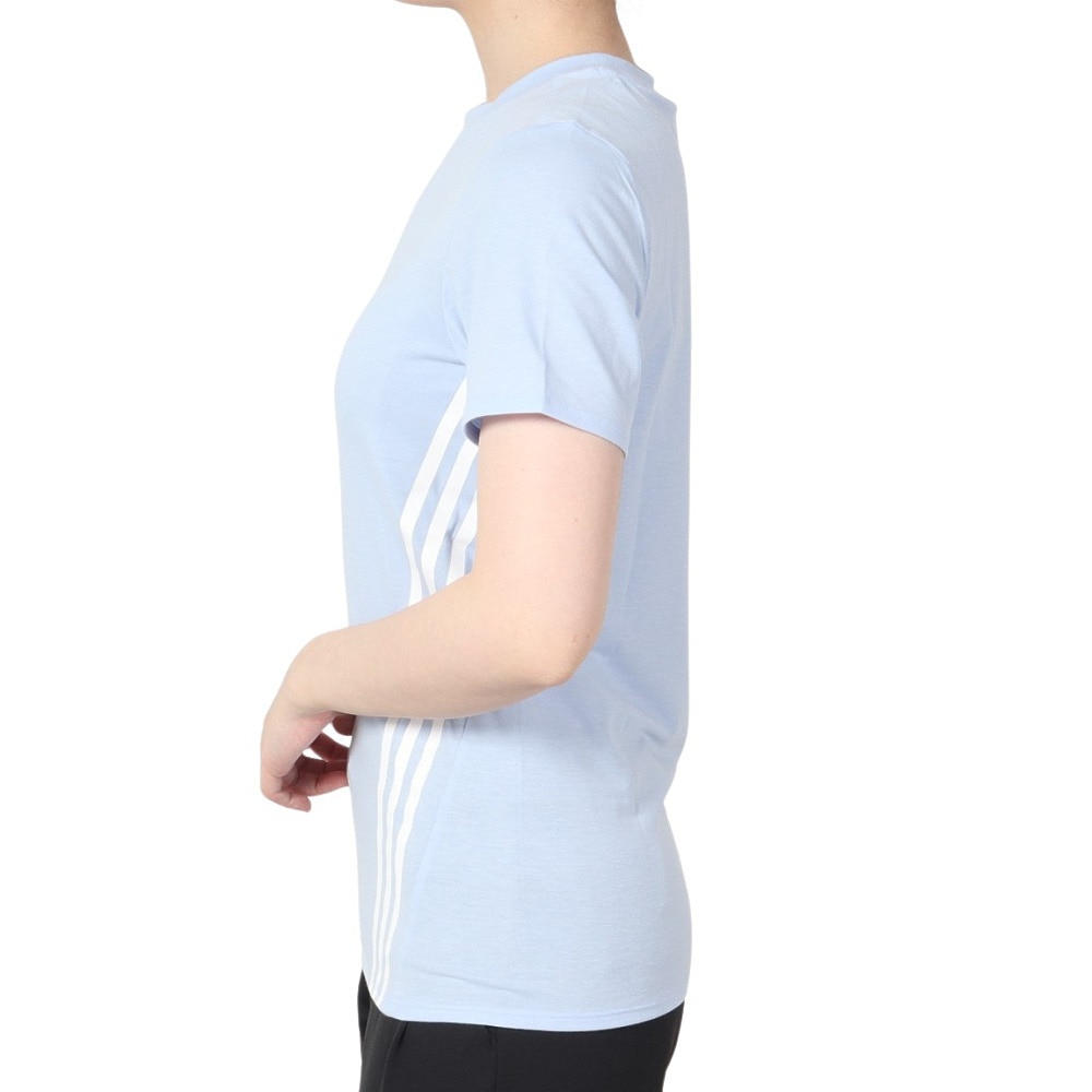 アディダス（adidas）（レディース）半袖Tシャツ レディーストレイン アイコンズ スリーストライプス CA028-HS2359