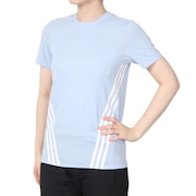 (レディース)半袖Tシャツ レディーストレイン アイコンズ スリーストライプス CA028-HS2359