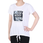 ロキシー（ROXY）（レディース）水陸両用 速乾 UVカット Tシャツ DEPARTURE 23SPRST231533WHT