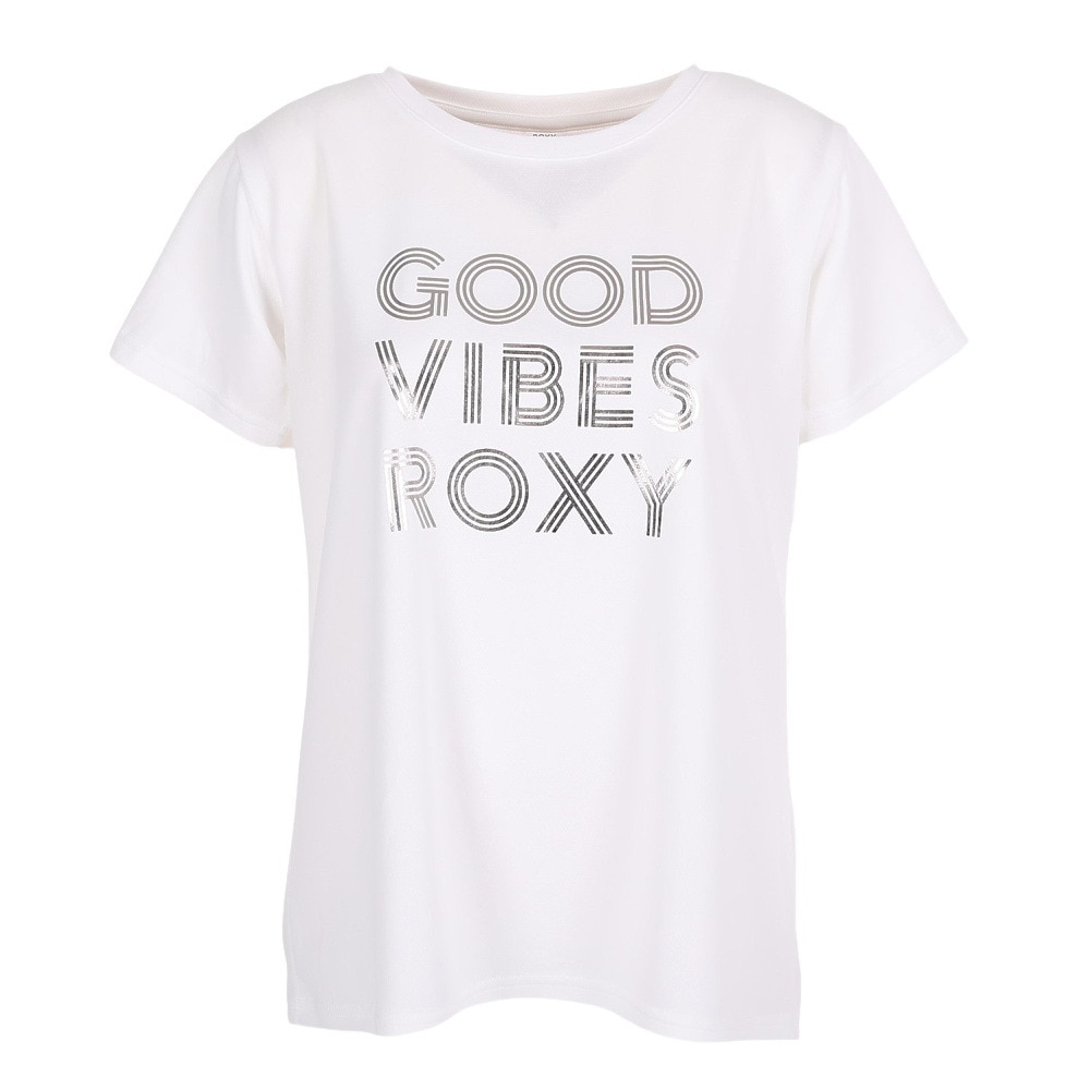 ロキシー（ROXY）（レディース）水陸両用 速乾 UVカット Tシャツ ALL WE KNOW 23SPRST231536WHT