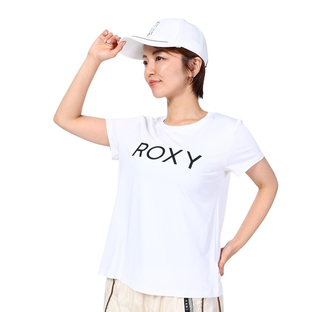 ロキシー（ROXY）（レディース）水陸両用 速乾 UVカット Tシャツ ONESELF 23SPRST231537WHT