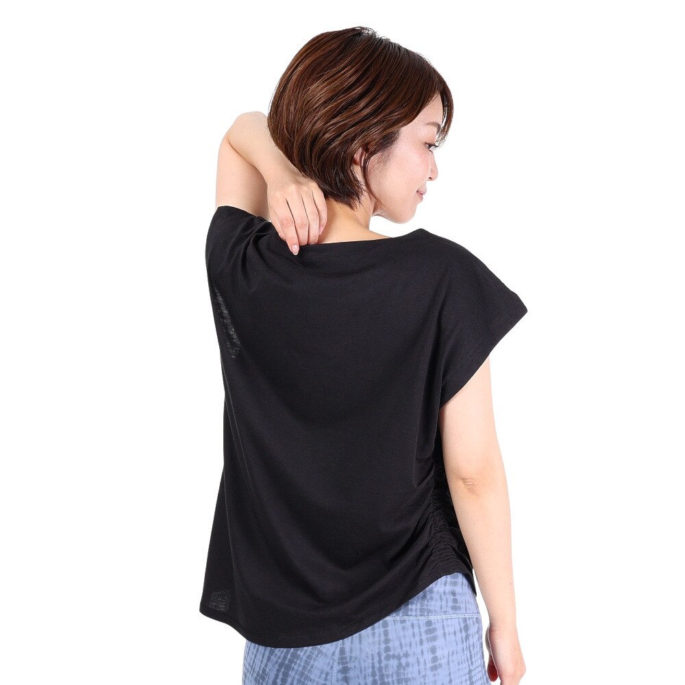 プーマ（PUMA）（レディース）ウィメンズ ヨガ スタジオ FOUNDATION 半袖Tシャツ 522738 01 BLK